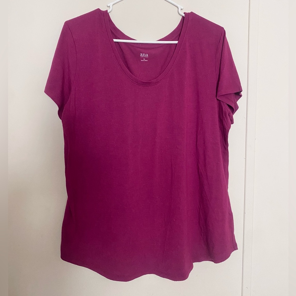 🟤Maroon Scoop Neck Top
